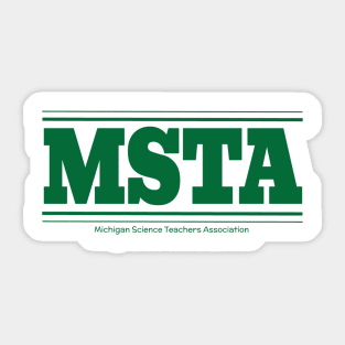 MSTA Old School Ypsilanti Green Sticker